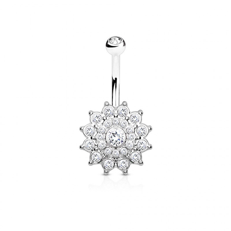 Piercing arcade 8 mm anodisé rose