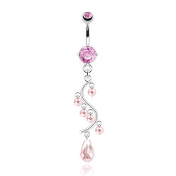 Piercing nombril avec une vigne rose Zutya Piercing nombril7,49 €