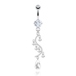 Piercing nombril pendentif vigne banche Zany Piercing nombril7,49 €