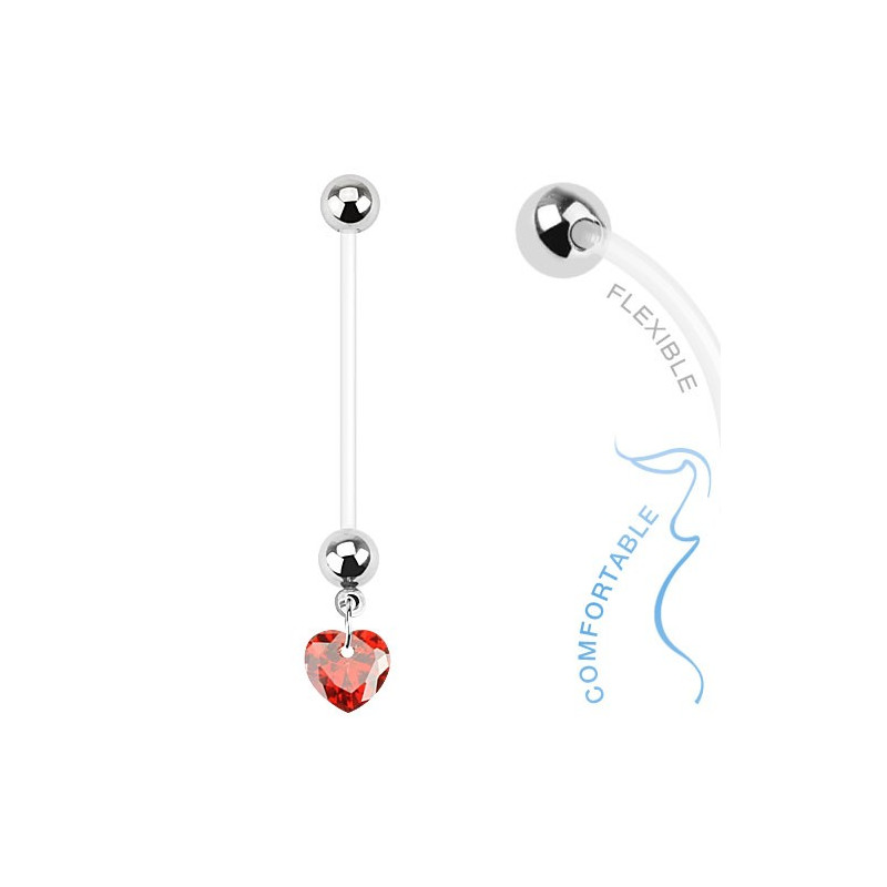 Piercing arcade 8 mm anodisé rose