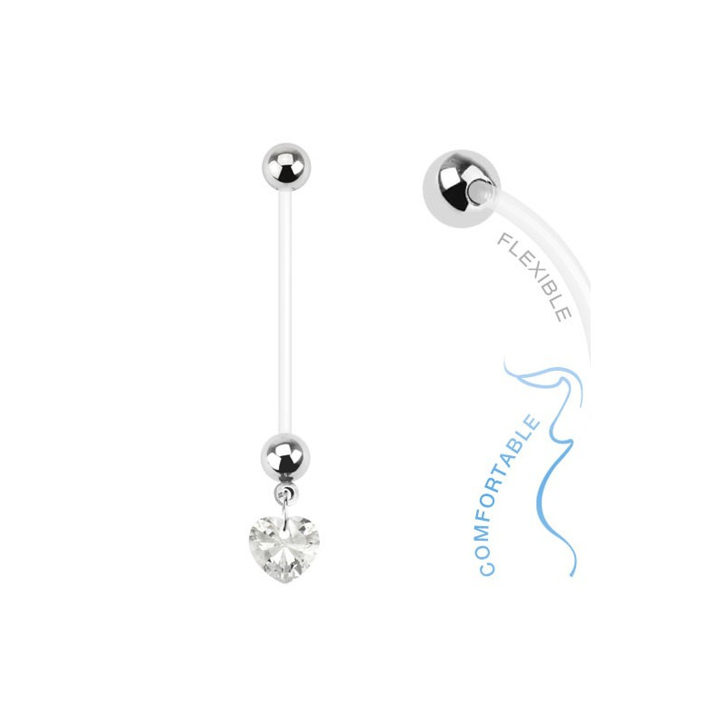 Piercing arcade 8 mm anodisé rose