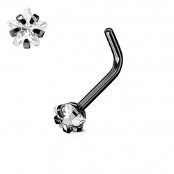 Piercing arcade 8 mm anodisé rose