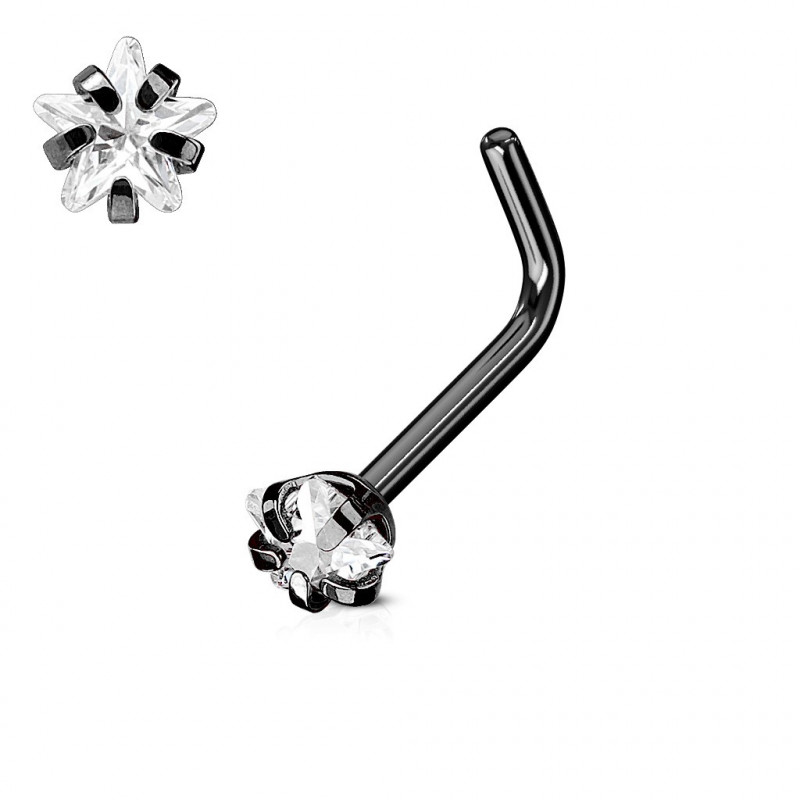 Piercing arcade 8 mm anodisé rose