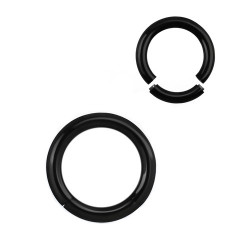 Piercing anneau 12 x 2,5mm à segment noir Dahy Piercing oreille5,80 €