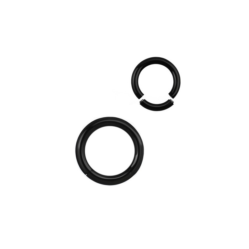 Piercing anneau 12 x 2,5mm à segment noir Dahy Piercing oreille5,80 €