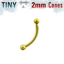 Piercing arcade 8 mm anodisé rose