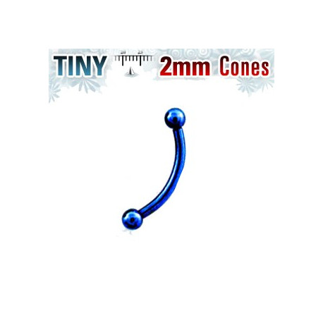 Piercing arcade 10mm bleu avec boules 2mm Puko Piercing arcade4,80 €