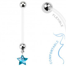 Piercing arcade 8 mm anodisé rose