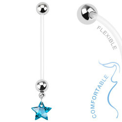 Piercing arcade 8 mm anodisé rose