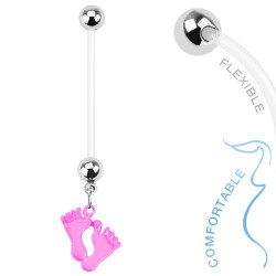 Piercing nombril grossesse avec pieds rose Cary Piercing nombril5,90 €