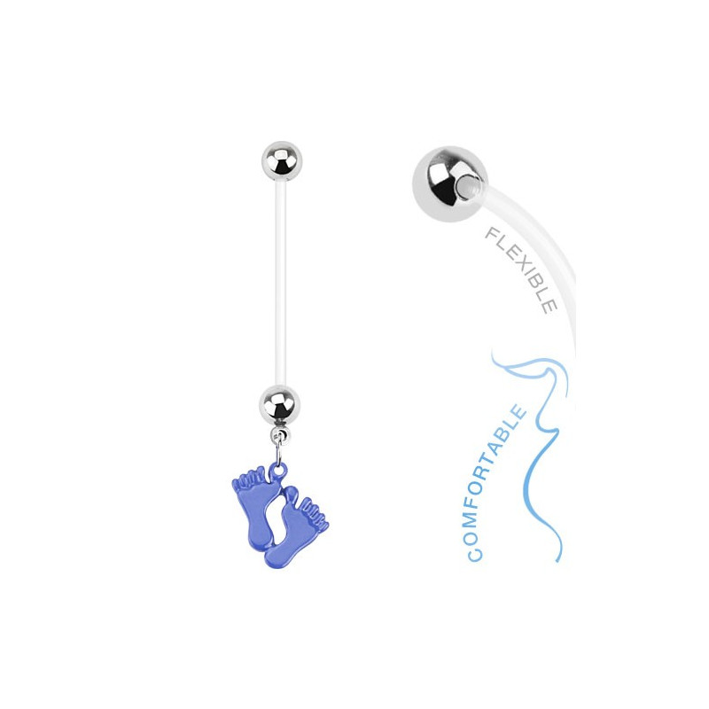 Piercing arcade 8 mm anodisé rose