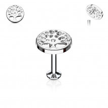 Piercing labret acier 8mm avec un arbre de vie Nik Piercing labret3,49 €