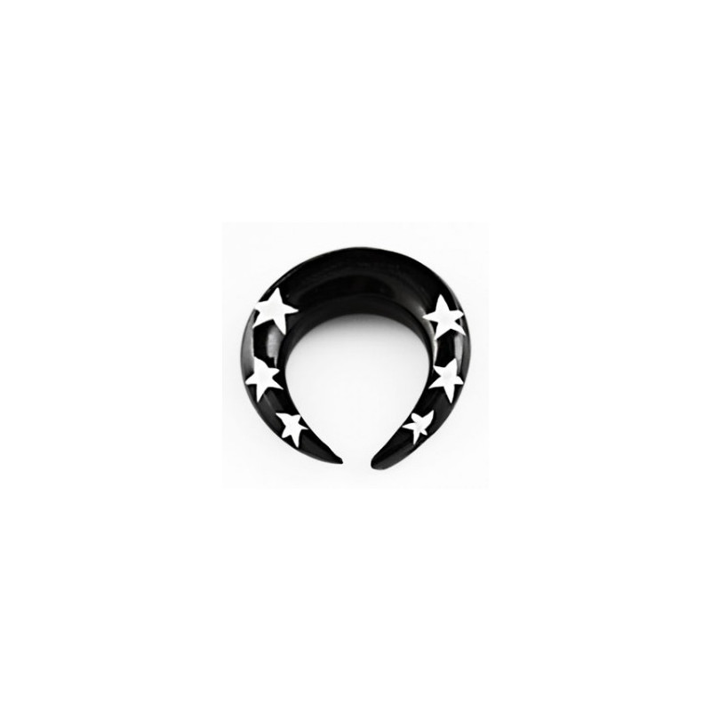 Piercing corne noire et étoiles 6mm Somy Piercing oreille4,80 €