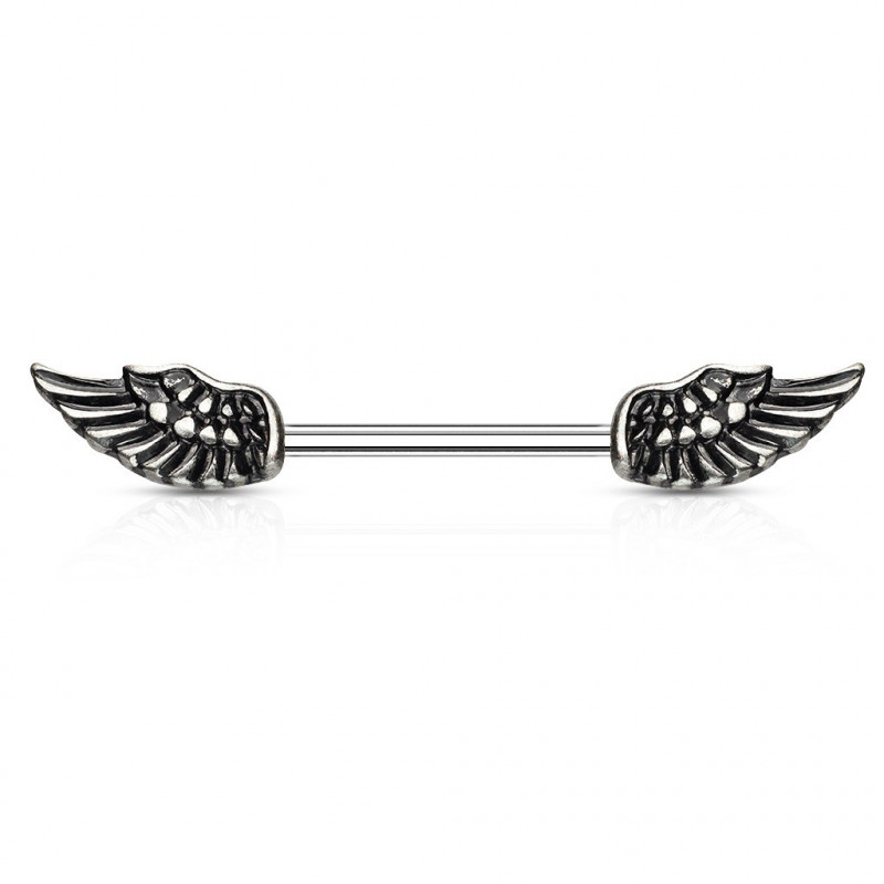 Piercing téton 14mm avec des ailes d'ange Dyhu Piercing téton4,90 €
