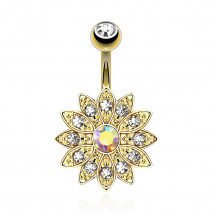 Piercing arcade 8 mm anodisé rose