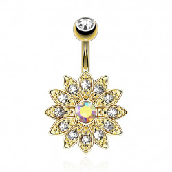 Piercing arcade 8 mm anodisé rose