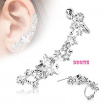 Boucle d'oreille droite et étoile en zirconium Kad Bijoux6,90 €