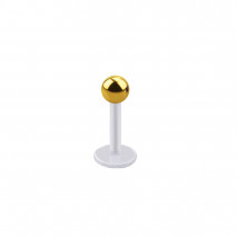 Piercing labret 6mm avec boule doré 3mm Nafe Piercing labret3,80 €