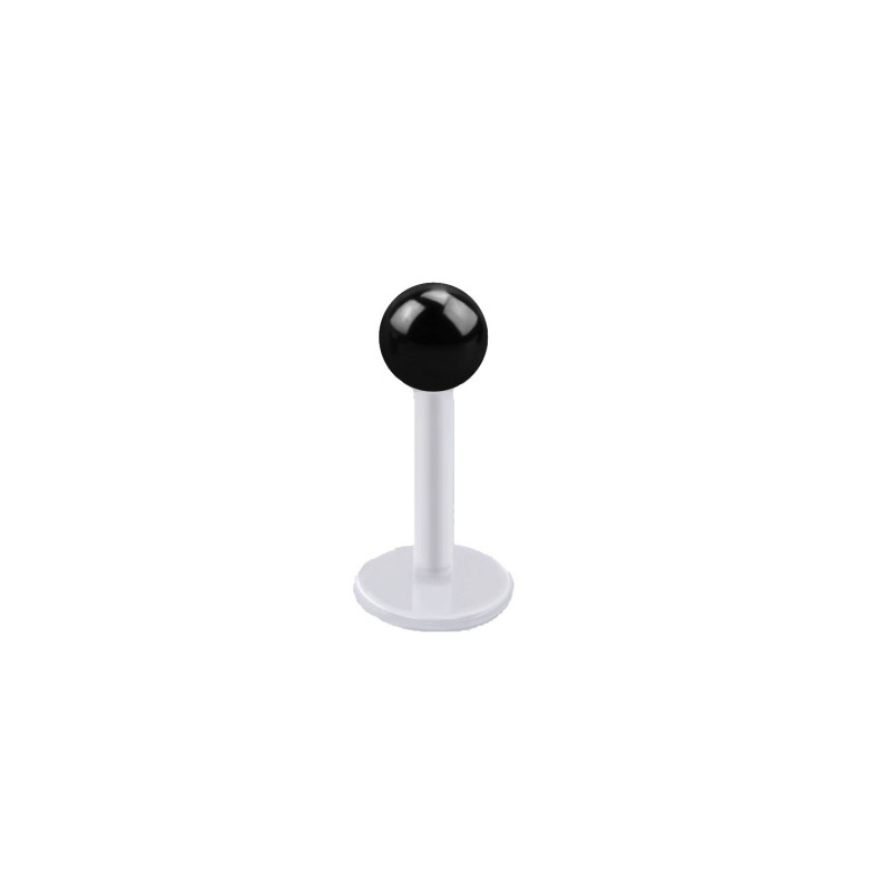 Piercing labret 6mm avec boule noire 3mm Wafe Piercing labret3,80 €
