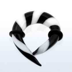 Piercing corne 10mm noir et blanc Sory Piercing oreille5,30 €