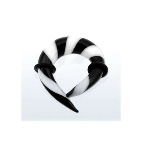 Piercing corne 10mm noir et blanc Sory Piercing oreille5,30 €