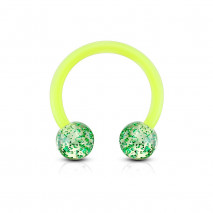 Piercing arcade 8 mm anodisé rose