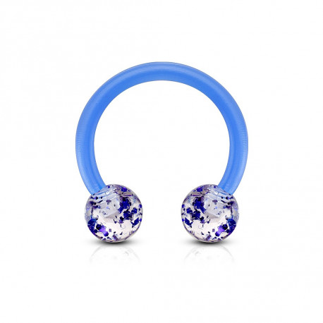 Piercing arcade 8 mm anodisé rose