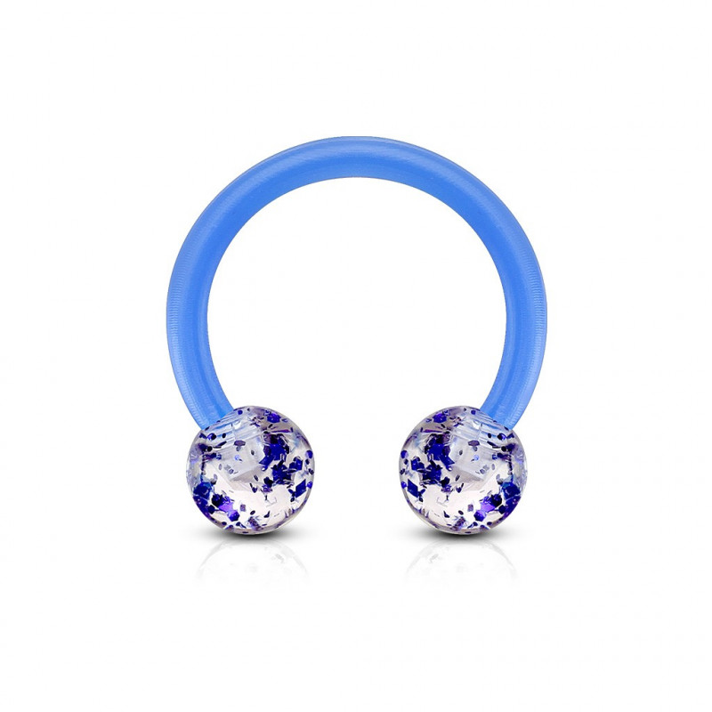 Piercing arcade 8 mm anodisé rose