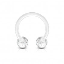 Piercing arcade 8 mm anodisé rose