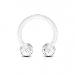 Piercing arcade 8 mm anodisé rose