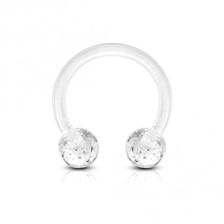 Piercing arcade 8 mm anodisé rose