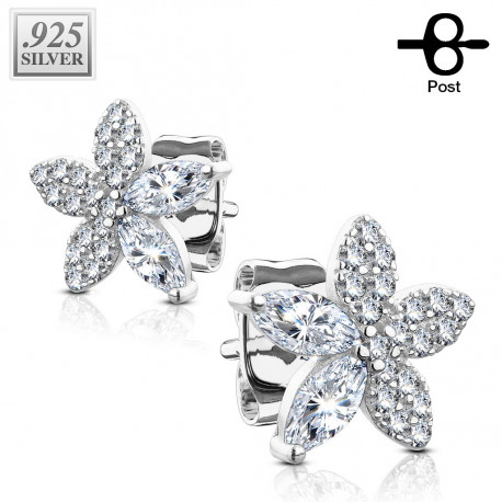 Piercing arcade 8 mm anodisé rose