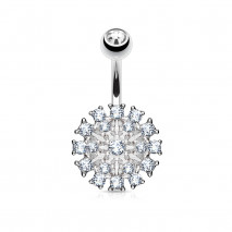 Piercing arcade 8 mm anodisé rose