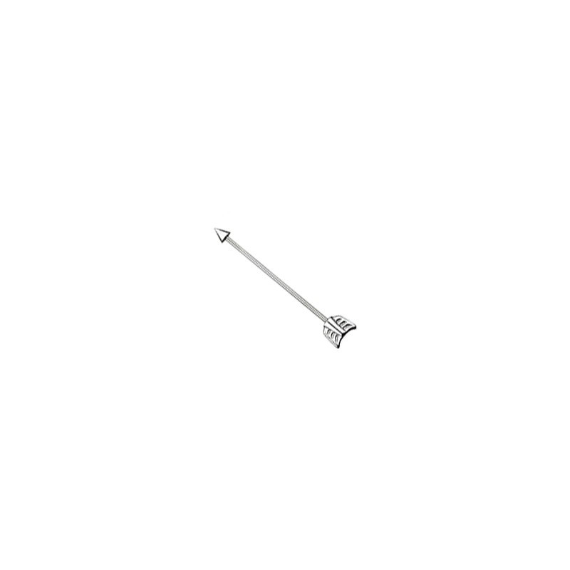 Piercing industriel 28mm avec flèche Padaz Piercing oreille6,49 €