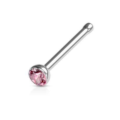 Piercing arcade 8 mm anodisé rose