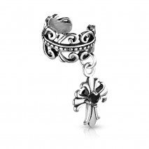 Faux anneau d'oreille celtic et croix en pendentif Buki Faux piercing4,49 €
