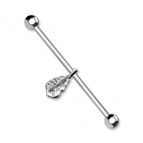Piercing industriel 38mm avec une plume Razyd Piercing oreille4,49 €