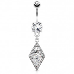 Piercing arcade 8 mm anodisé rose