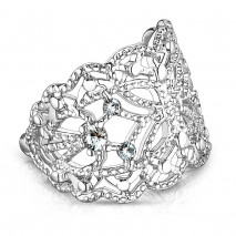 Piercing arcade 8 mm anodisé rose