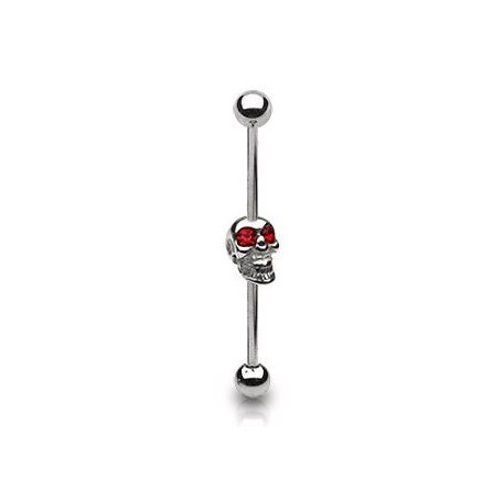 Piercing arcade 8 mm anodisé rose