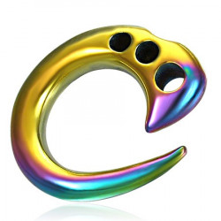 Piercing arcade 8 mm anodisé rose