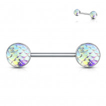 Piercing arcade 8 mm anodisé rose