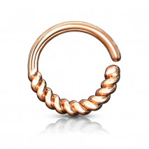 Piercing anneau or rose septum style torsadé pour le nez Gak Piercing nez3,25 €