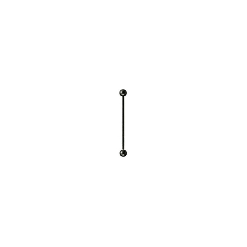 Piercing industriel 38mm x 1,2mm avec boule noire Waqy Piercing oreille4,80 €