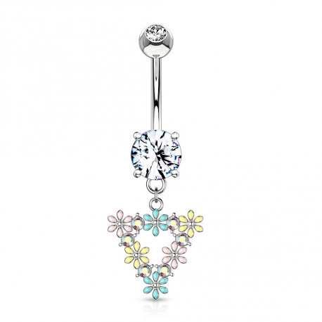 Piercing nombril avec un triangle de fleurs Kux Piercing nombril6,80 €