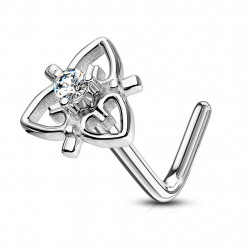 Piercing nez coudé en forme de coeur en filigrane Qyx Piercing nez2,80 €