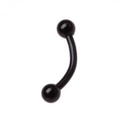 Piercing arcade 10mm x 1,6mm et boules 3mm noire Naxy Piercing arcade3,49 €