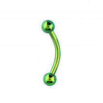 Piercing arcade 10mm vert avec boules 3mm Ifas Piercing arcade3,49 €