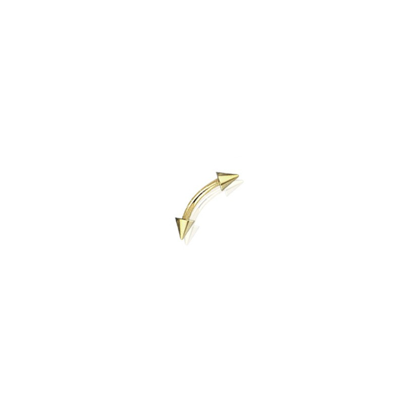 Piercing arcade 8mm plaqué or avec pointes de 3mm Cyhi Piercing arcade4,80 €
