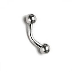 Piercing arcade acier 11mm et boules de 4mm Loxez Piercing arcade2,30 €